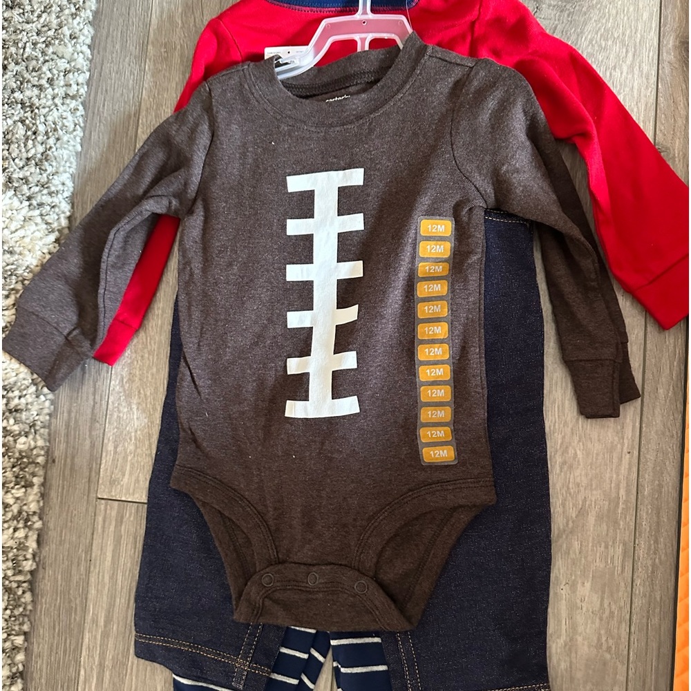 12 Months Brand New Carters football sports set